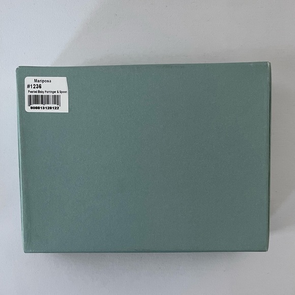 Mariposa Pearled Porringer & Spoon Set- SOLD OUT - Picture 6 of 7